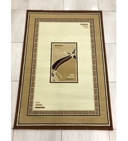 Saray Halı Vizyon 8042 Krem 125X180 Krem Ve Kiremit Rengi Halı !