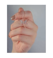 925 Ayar Rose Gümüş Yusufçuk Kolye