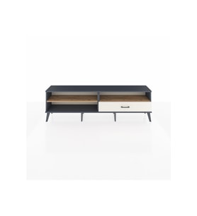 Arges TV Ünitesi 2 Raflı Tek Çekmeceli  176x30x51 Antrasit-Çam/Aytaşı