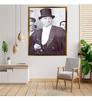 ÇERÇEVELİ ATATÜRK TABLO S655