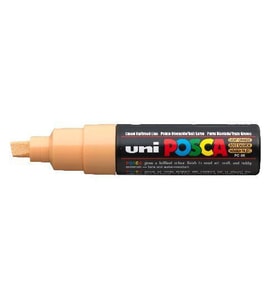 Uni Posca PC-8K Boyama Markörü 8 mm Kesik Uç AÇIK TURUNCU 