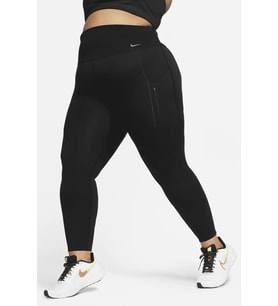 Nike Go Firm-Support High-Waisted Full-Legth(Plus Size)Womens Tight Kadın Koşu Antreman Taytı Siyah