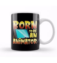 Born To Be An Animator Gifted Professional Artist Kupa Bardak Porselen