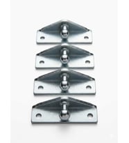 Gazlı Amortisör Montaj Braketi 4 Lü Set Ø10 Kürebaş Montajlı Brk302r (Krom)