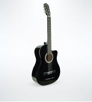BK Gift Kişiye Özel Madrid Tam Boy Siyah Klasik Gitar