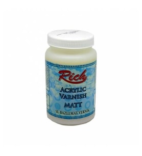 Rich Su Bazlı Vernik MAT (Matt Acrylic Varnish) 250 cc. 
