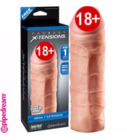 Pipedream Fantasy X-Tensions Mega 1 Et Dokulu Amerikan Penis Kılıfı GG1-PK2049