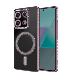 Xiaomi Redmi 13c Joke Simli Magneticsafe Kılıf - Pembe