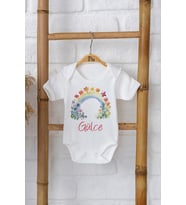 Pia Baby Premium %100 Pamuk İsme Özel Organik Baskılı Çıtçıtlı Bebek Body Zıbın Modelleri 5057-16 (Ekru)