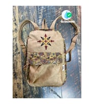 Su Geçirmez Nubi Etnik Otantik Bohem Nakışlı Desenli Sırt Çantası Günlük Seyahat Kullanım (Grimelanj)