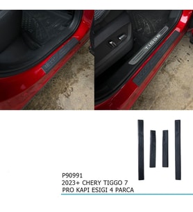 Chery Tiggo 7 Pro  Kapı Eşiği 4 parça 2023+ Sonrası