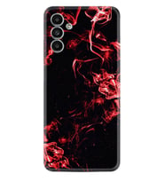 Samsung A23 A31 A32 A50 A51 A52 A53 A70 Kılıf Desenli Silikon Red Smoke 1745