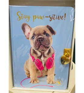 STUDİO PETS kilitli hatıra def.KÖPEKLİ-MAVİ
