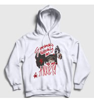 Presmono Unisex Beyaz Somebody's Watching Me Doechii Kapüşonlu Sweatshirt 545181tt