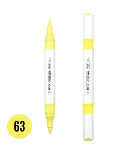 RİCH 17883-63 ART-X ÇİFT TARAFLI DUO AKRİLİK MARKER NEON SARI