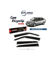 Cam Rüzgarlığı Renault Clio Symbol 2008-2012 ile uyumlu (Siyah)