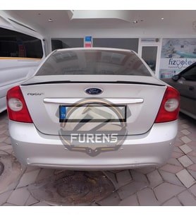 Ford Focus 2-2,5 Bagaj Üstü Slim Yarasa Spoiler Piano Black Parlak Siyah 2006-2011
