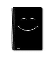 PAPİRÜS BLACK SERT KAPAK SPİRALLİ 16X23 120YP. ÇİZGİLİ DEFTER
