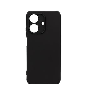 Realme Note 60 Kılıf Lüx Kamera Koruma Çıkıntılı Soft Silikon (Siyah)
