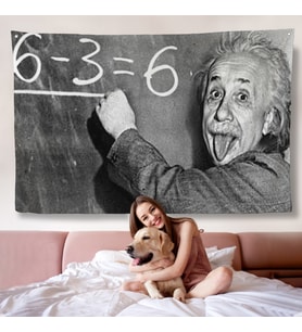 Albert Einstein Duvar Örtüsü-7246