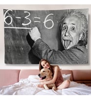 Albert Einstein Duvar Örtüsü-7246