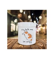 Kedi Baskılı Seramik Şık Küllük