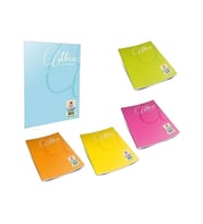 Gıpta Tel Dikişli PP Kapak A4 80 Yaprak Çizgili Defter 1707