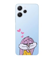 Xiaomi Redmi 12 Uyumlu Uyumlu Lola Bunny Tasarımlı Şeffaf Telefon Kılıfı