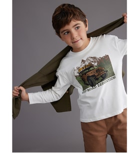 LCW Kids Haki Erkek Çocuk Gömlek Ve Tişört Takım 2'li