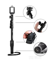 Uzunluk 125cm Bluetooth Kumandalı Profesyonel Selfie Çubuğu Monopod