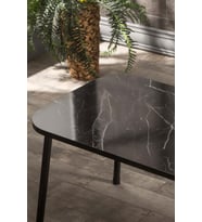 Zigon Sehpa 3'lü Altın Metal Ayak Efes Altın
