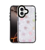Apple İphone 16 Lumi Desenli Kapak - Siyah