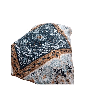Merinos Fashion Çift Kişilik Vizon Battaniye (200x240)-Azul Petrol