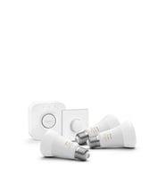 Philips Hue 3'lü Akıllı Butonlu E27 Bluetooth Özellikli Beyaz Ambiyans Akıllı Başlangıç Seti