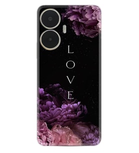 Realme C55 Kılıf Silikon Desen Özel Seri Love Flow 1664