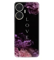 Realme C55 Kılıf Silikon Desen Özel Seri Love Flow 1664
