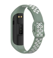 Microsonic Samsung Galaxy Fit 2 R220 Rainbow Sport Band Kordon Yeşil Beyaz