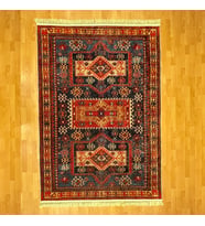 Üçlü Madalyon Desenli 160 X 230 Dijital Baskı Halı
