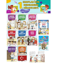 1.Sınıf Yarıyılda Okuyarak Tatil Yapıyorum 8 li Hikaye Seti (Beyaz)