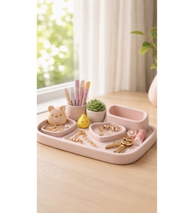 Minimal Masaüstü Organizer Tepsi, Takı ve Aksesuar Düzenleyici