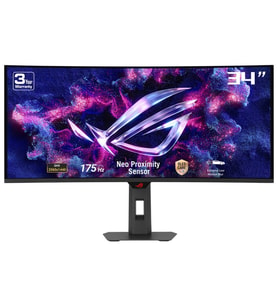 ASUS ROG Strix OLED XG34WCDG 34 inç 175Hz 0.03ms UWQHD Adaptive Sync QD-OLED Kavisli Gaming Monitör