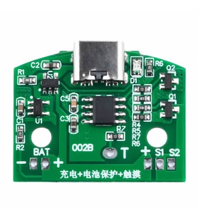 Type C Usb Masa Lamba Dokunmatik Led Dimmer Gece Lambası 3.7V Lion Lityum Pil Şarj 8W Parlaklık Kont