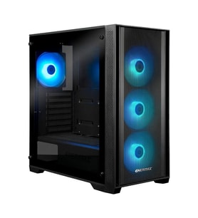 Enermax StarryFort SF217 ARGB Temperli Cam USB 3.0 Mid Tower ATX + MAXPRO III 600W Gaming Kasa