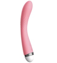 Fastieshop Şarjlı Titreşimli Klitoral ve G-Spot Vibratör 22 cm (Pembe)