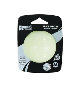 Chuckit! Max Glow Gece Parlayan Köpek Oyun Topu (Orta Boy)