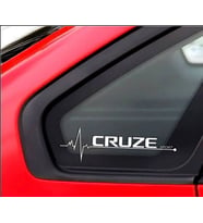 Cruze Nabız Kalp atışı sticker 2 adet kelebek cam
