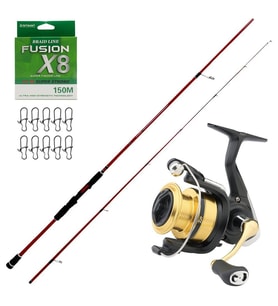 Okuma Red Spin 279cm 10-40gr - Daiwa RS 4000 Spin Olta Seti (Renksiz)