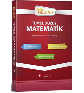 Sonuç Yayınları 12. Sınıf Matematik Temel Düzey Soru Bankası 