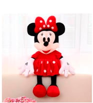 Disney'in En Renkli Sevimli Kahramanı Peluş Minnie Mouse - 70 cm (Kırmızı)