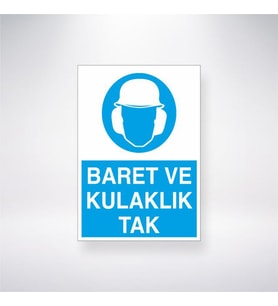 Baret ve Kulaklık Tak